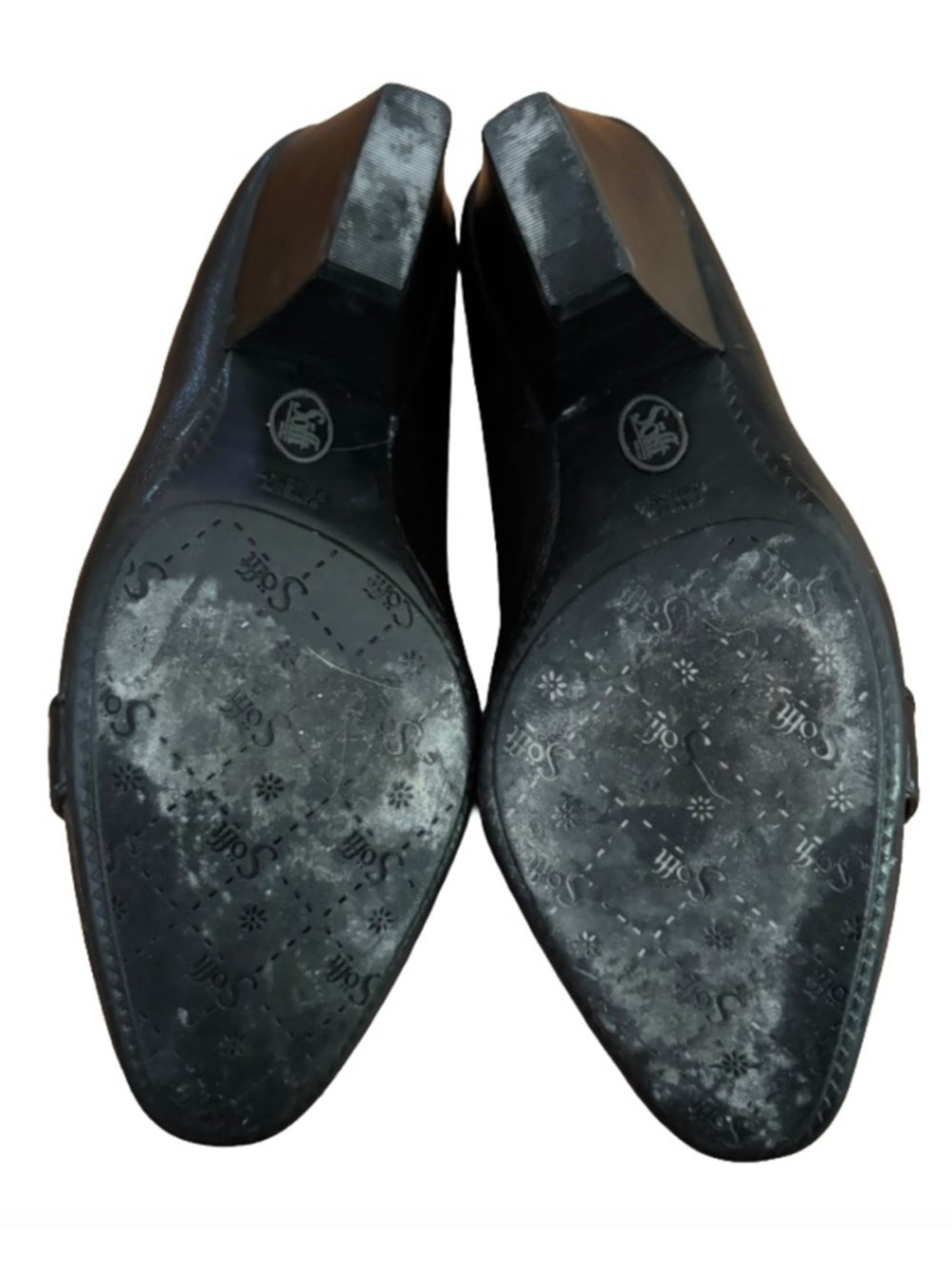 Sofft Aldora blk lthr leoprd pony hair trm pumps SZ 7 old money Classic - Picture 8 of 10
